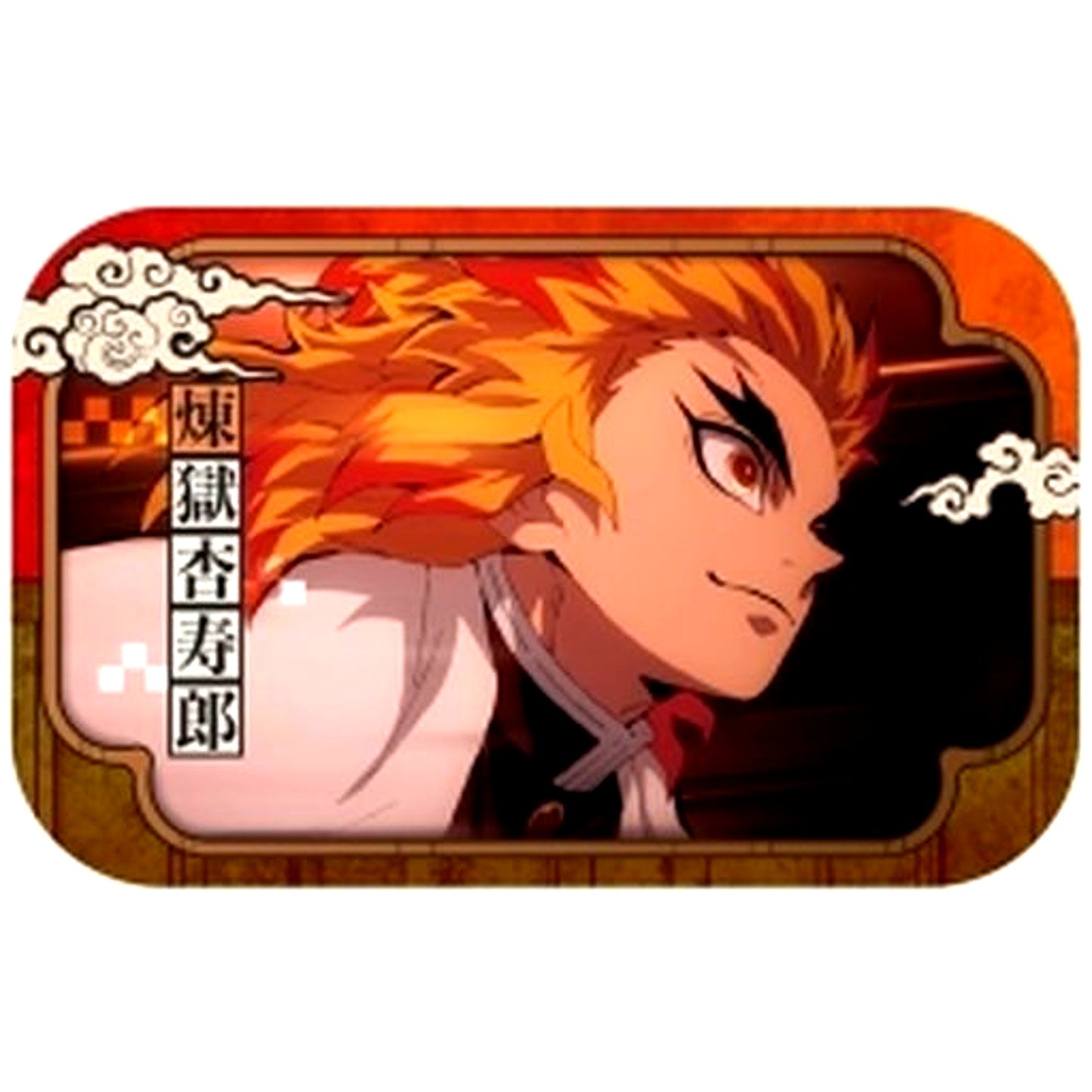 Kyojuro Rengoku A Demon Slayer Kimetsu no Yaiba Marukaku Button 5 [USED]