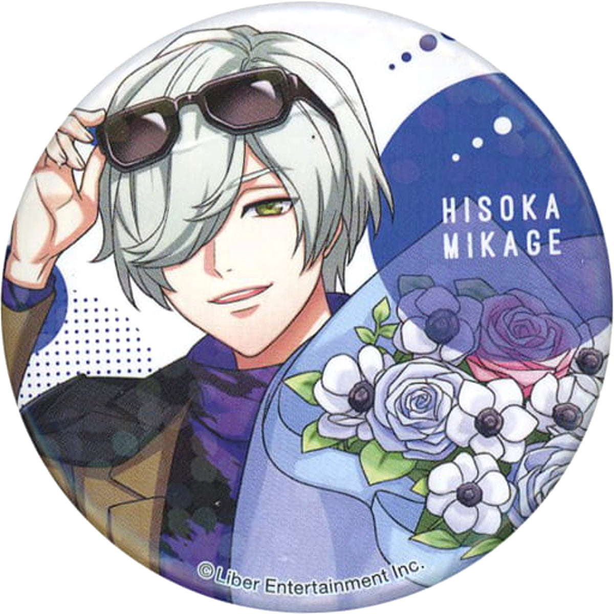 A3! Hisoka Mikage Character Badge Collection Autumn Group & Winter Group Buttons [USED]