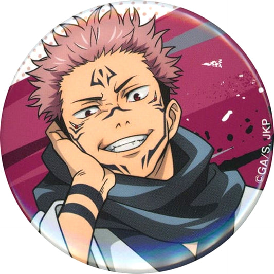 Ryomen Sukuna Jujutsu Kaisen Chara Badge Collection Chair Series Drawn Illustration [USED]