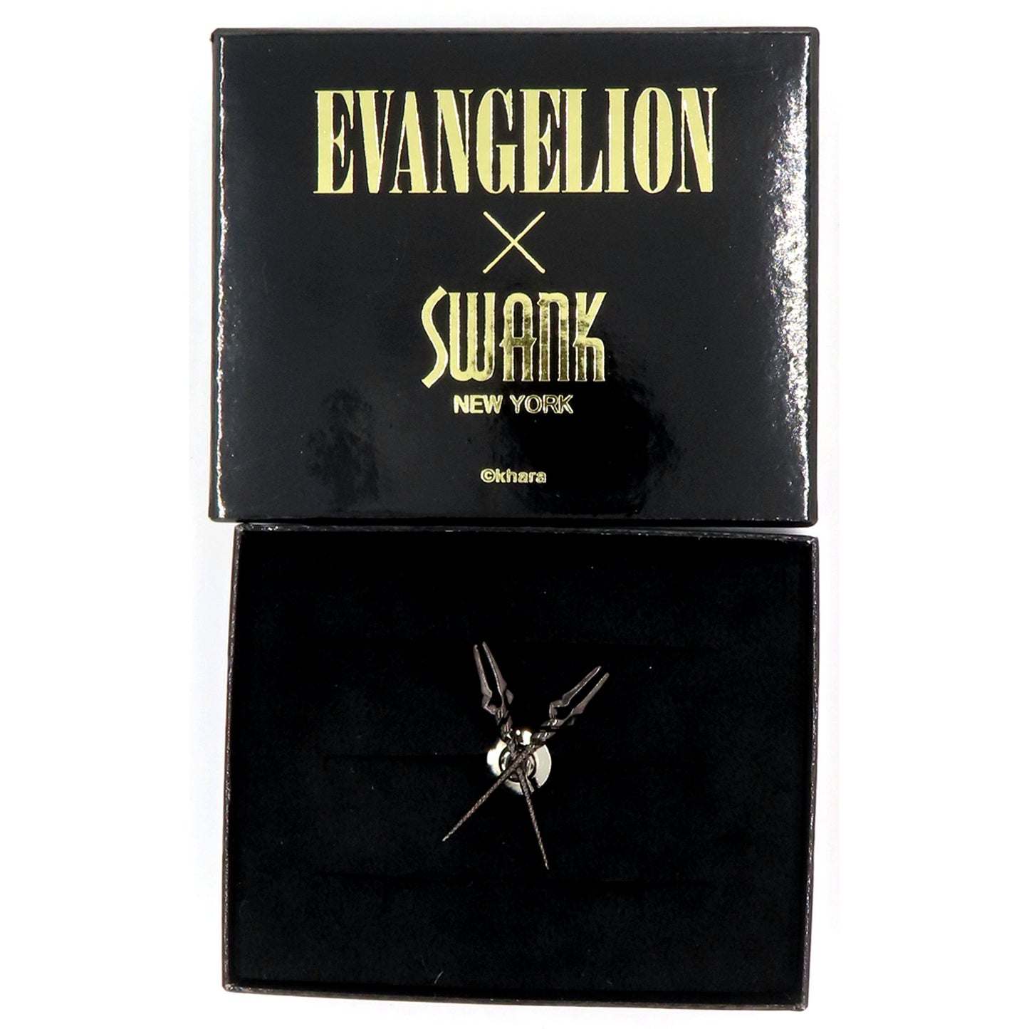 Spear of Longinus Cross Pins Black Evangelion x SWANK [USED]
