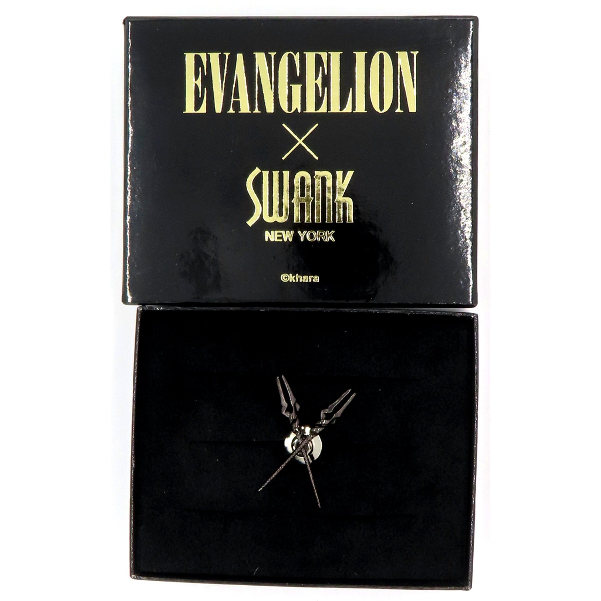 Spear of Longinus Cross Pins Black Evangelion x SWANK [USED]