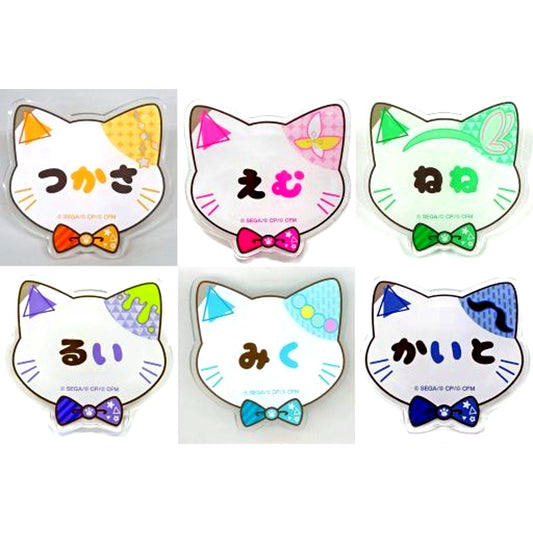Set of 6 Wonderlands x Showtime Project SEKAI COLORFUL STAGE! feat. Hatsune Miku Name Badge Collection in NAMJATOWN [USED]