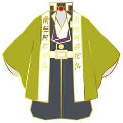 Demon Slayer: Kimetsu no Yaiba Gyomei Himejima Diecast Pin Badges Part 2 Buttons [USED]