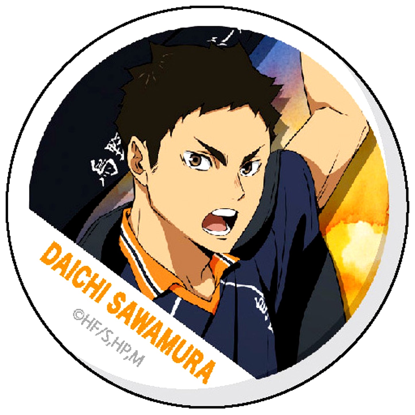 Daichi Sawamura Haikyu!! Full Color Button Collection [USED]