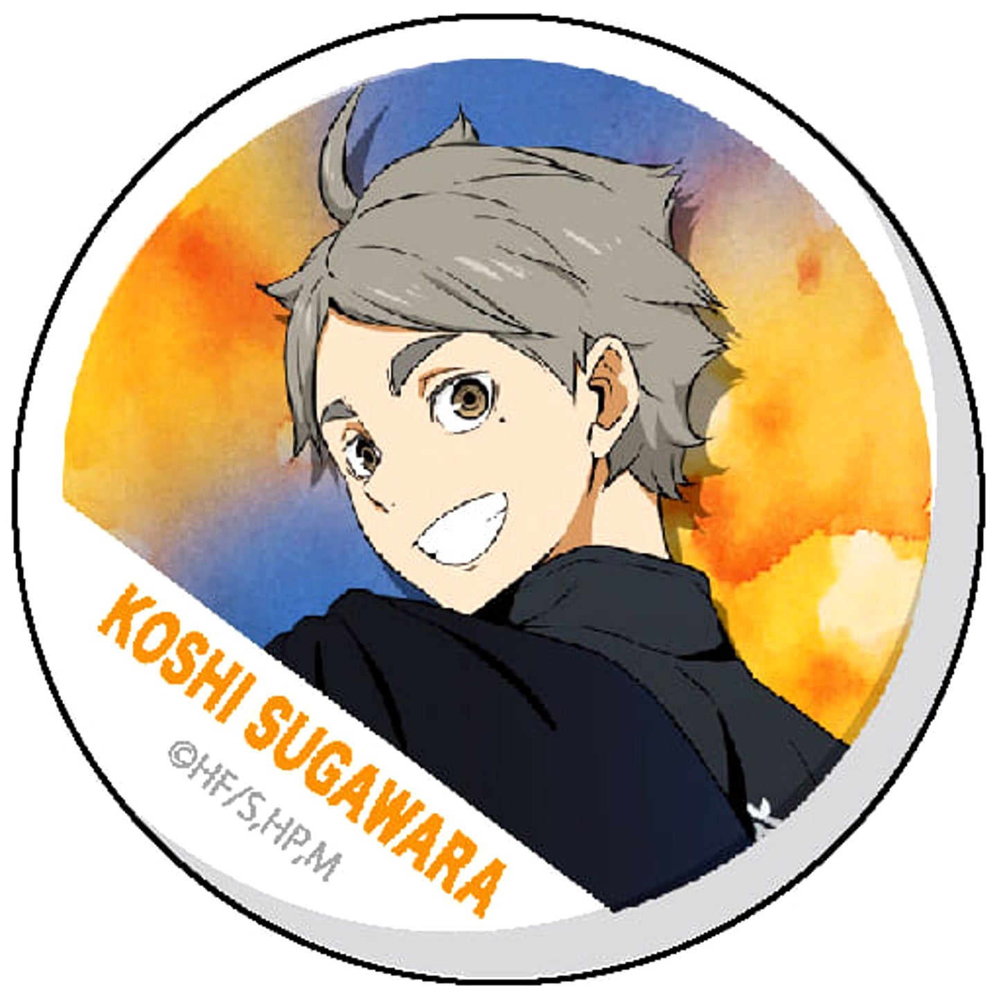 Koushi Sugawara Full Color Haikyu!! Button Collection [USED]