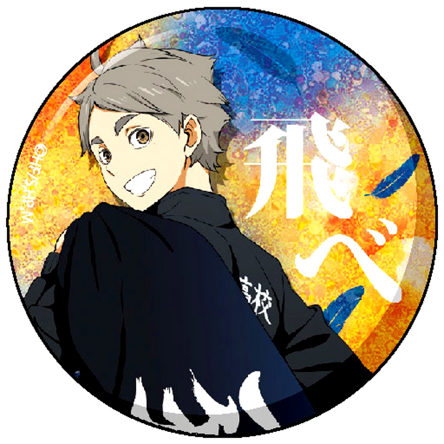 Koshi Sugawara Glitter Haikyu!! Button Collection [USED]