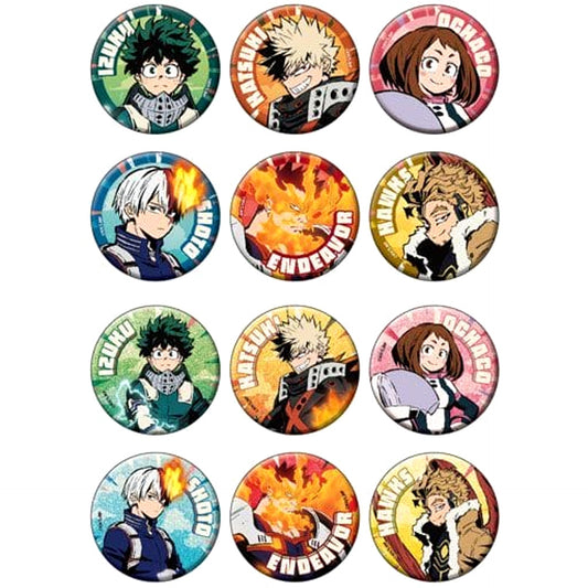 Midoriya & Others My Hero Academia All 12 Types Set Button Collection Showa Note 2021 [USED]