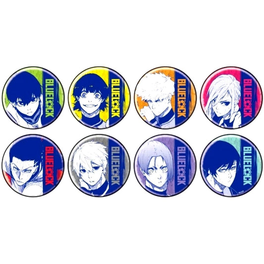 Set of 8 Blue Lock Button 01 [USED]