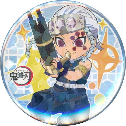 Tengen Uzui Demon Slayer: Kimetsu no Yaiba ufotable Cafe Hologram Chinese Instrument Button China Limited [USED]