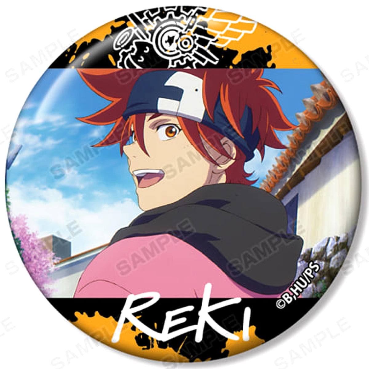 SK8 the Infinity Reki A Reki Kyan Reki & Langa Trading Can Badge Buttons [USED]