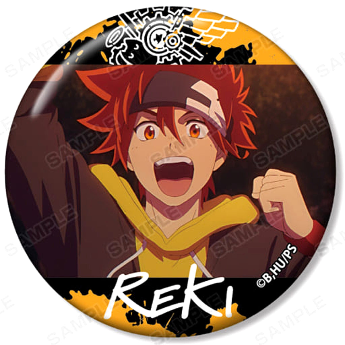 SK8 the Infinity Reki D Reki Kyan Reki & Langa Trading Can Badge Buttons [USED]