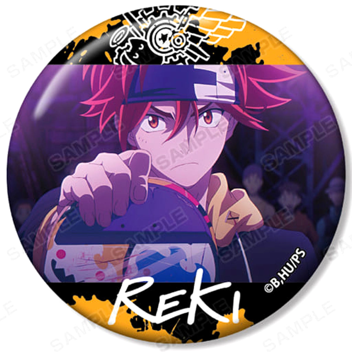 SK8 the Infinity Reki E Reki Kyan Reki & Langa Trading Can Badge Buttons [USED]