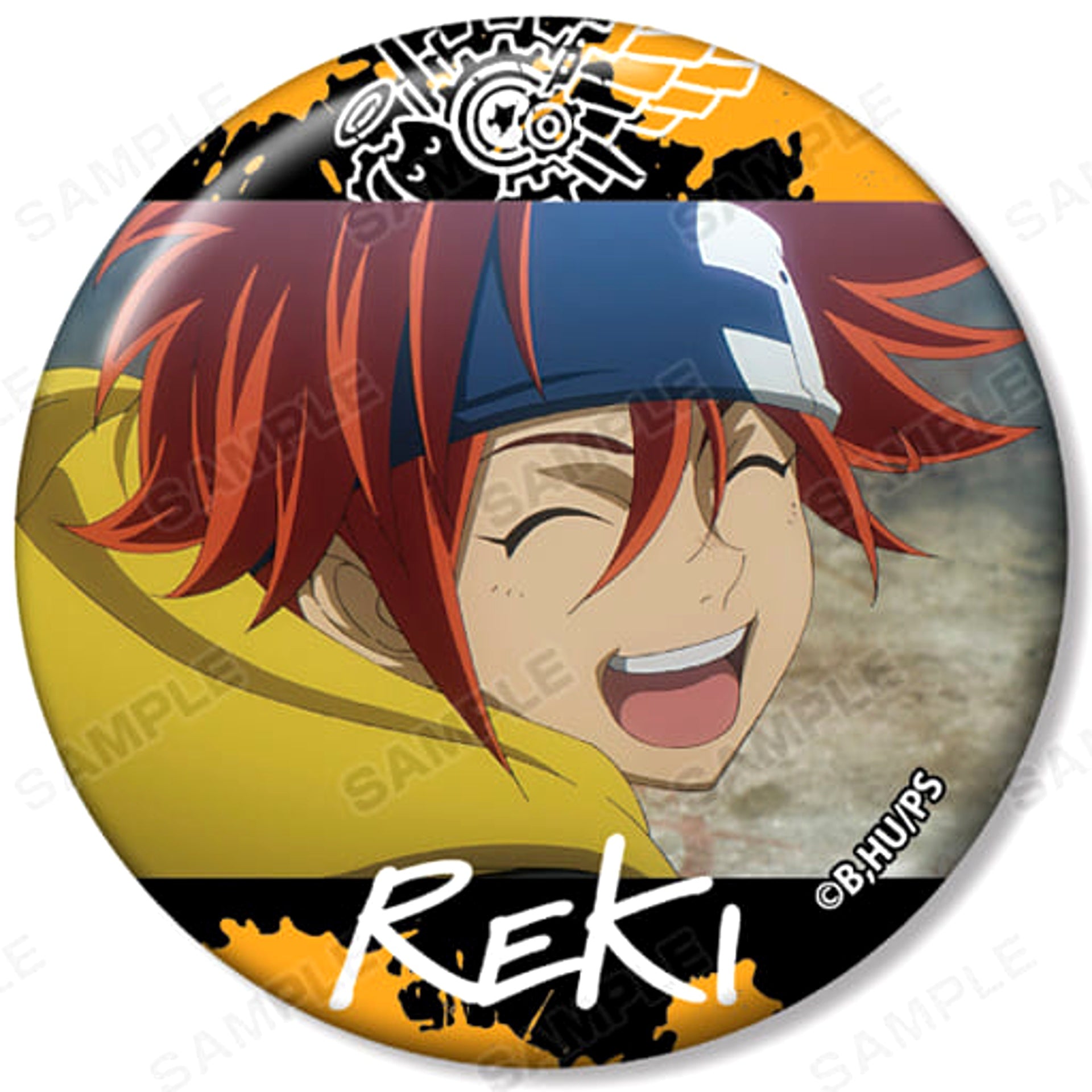 SK8 the Infinity Reki F Reki Kyan Reki & Langa Trading Can Badge Buttons [USED]