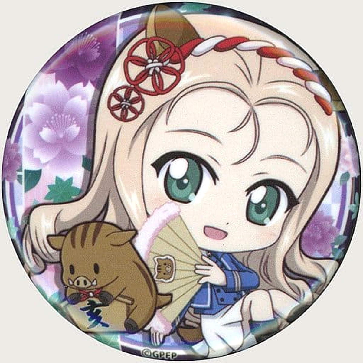 Girls und Panzer das Finale Marie Petitchoko Can Badge Collection Zodiac Ver. Buttons [USED]