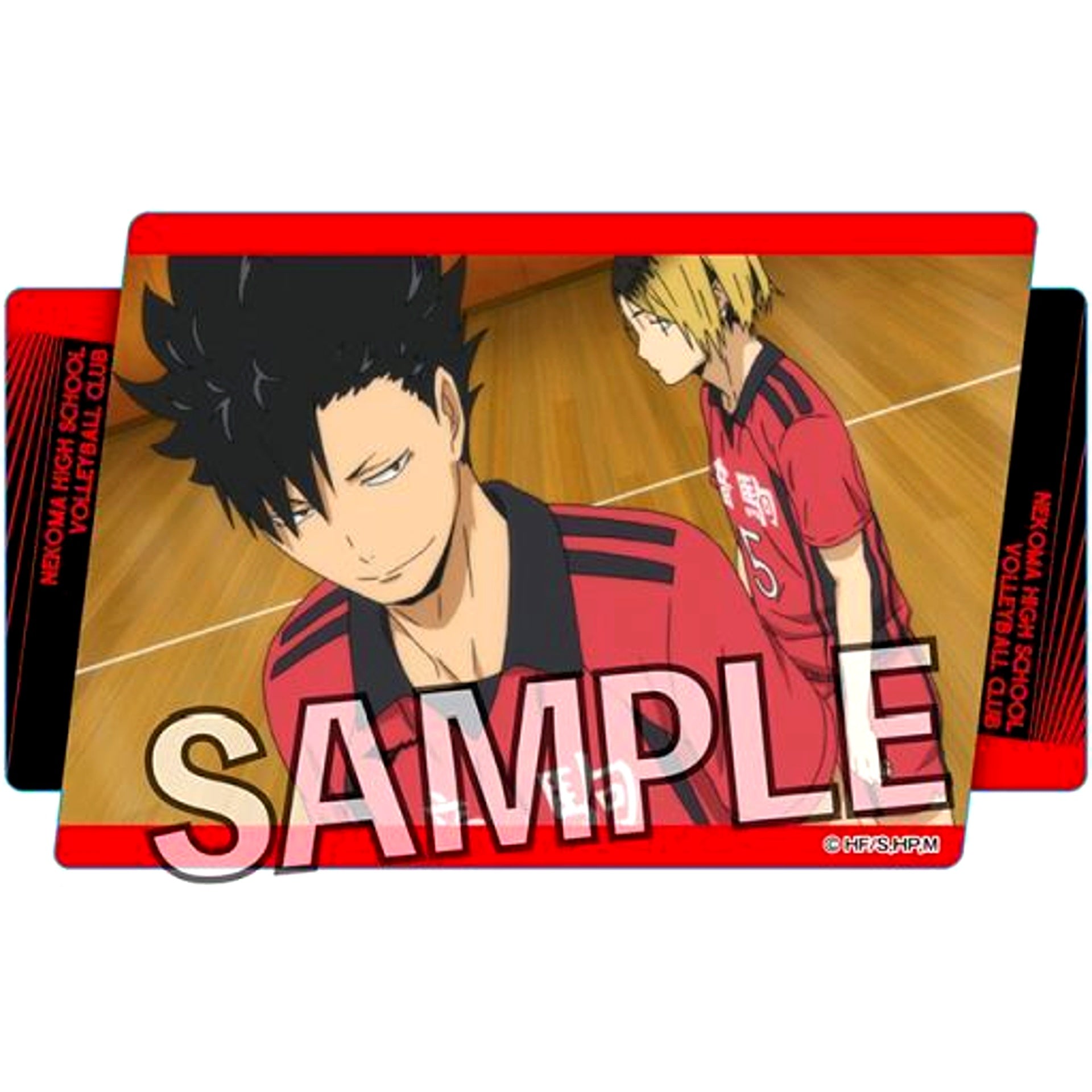 Tetsuro Kuroo & Kenma Kozume Haikyu!! TO THE TOP Trading Acrylic Badge Nekoma High School BOX A [USED]