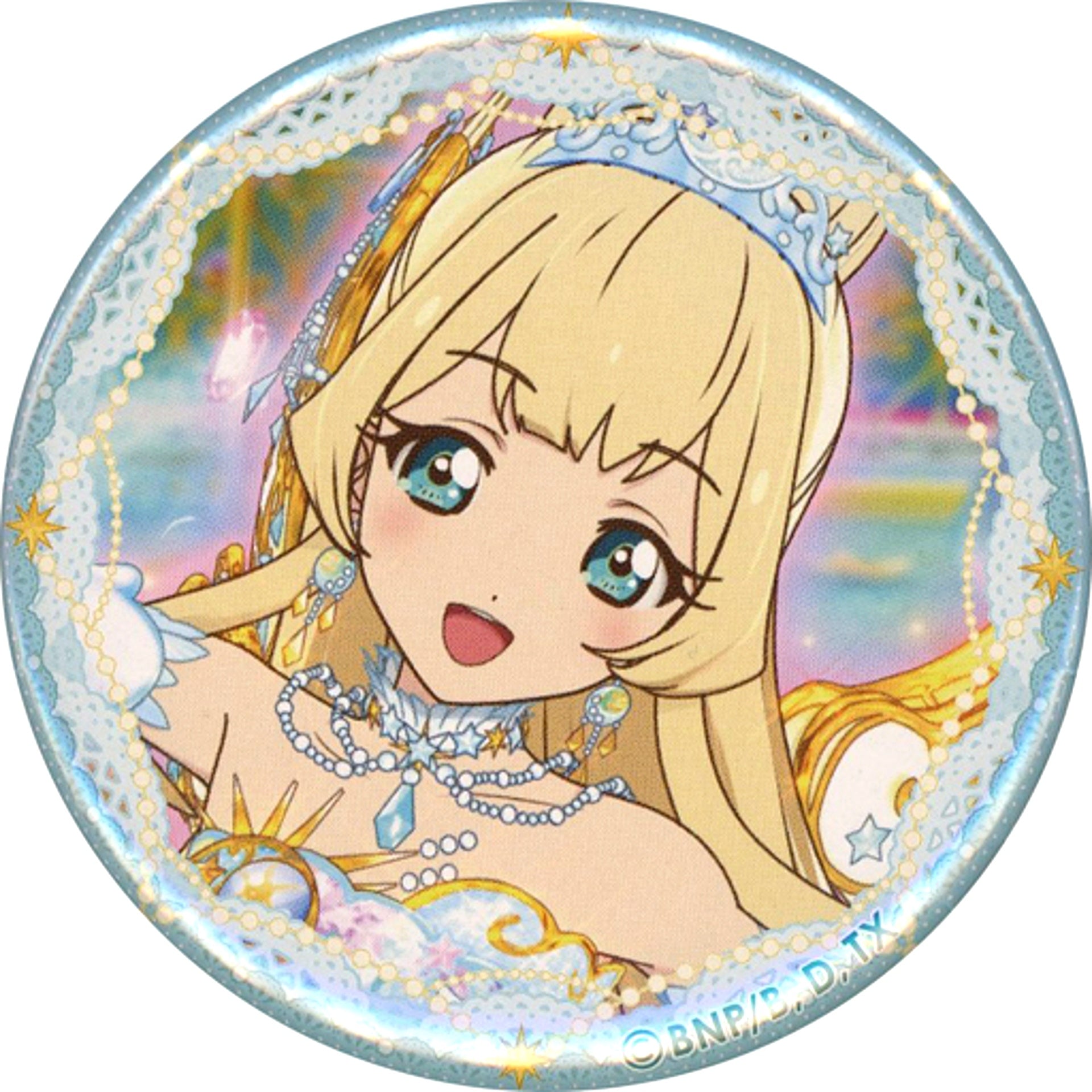 Hime Shiratori Aikatsu Stars! Trading Button Stage! Animate Limited [USED]