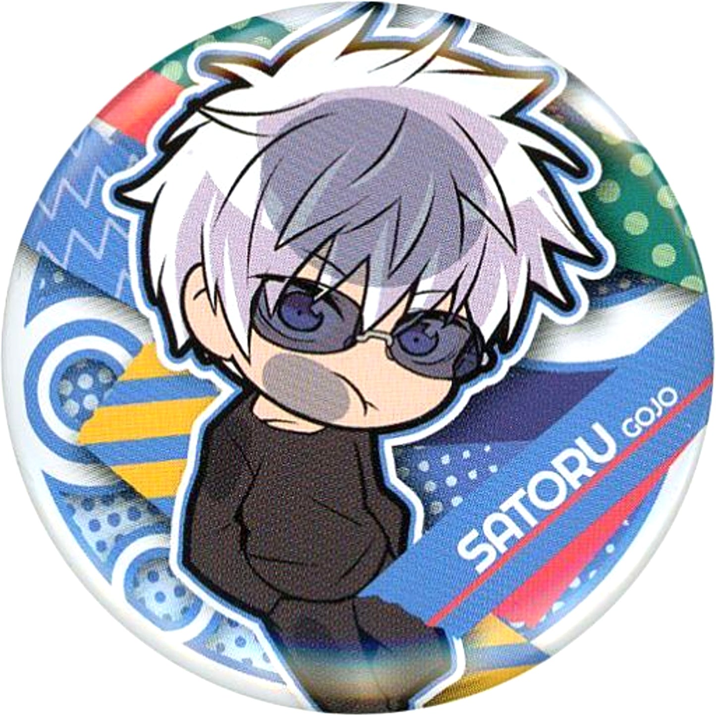 Satoru Gojo Jujutsu Kaisen Pita! Deforme Episode Button [USED]