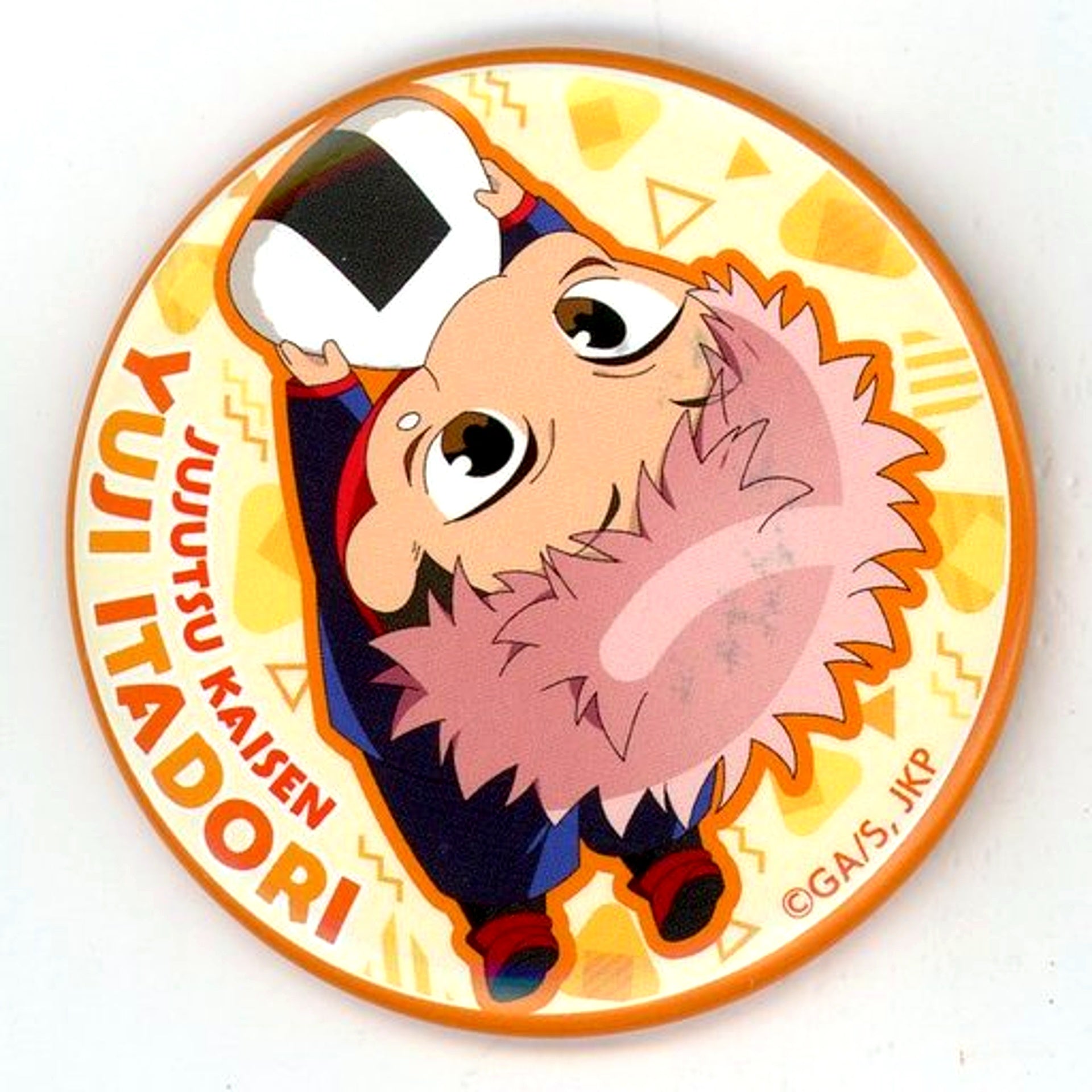 Yuji Itadori Jujutsu Kaisen Kapurikko Kyu Vic Capsule Character Button Collection [USED]