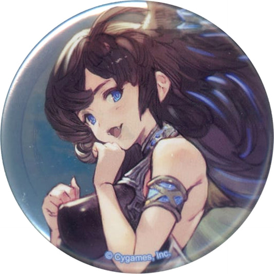 Granblue Fantasy Malluel 09 Original Version Character Badge Collection Why is The Sky Blue Buttons [USED]