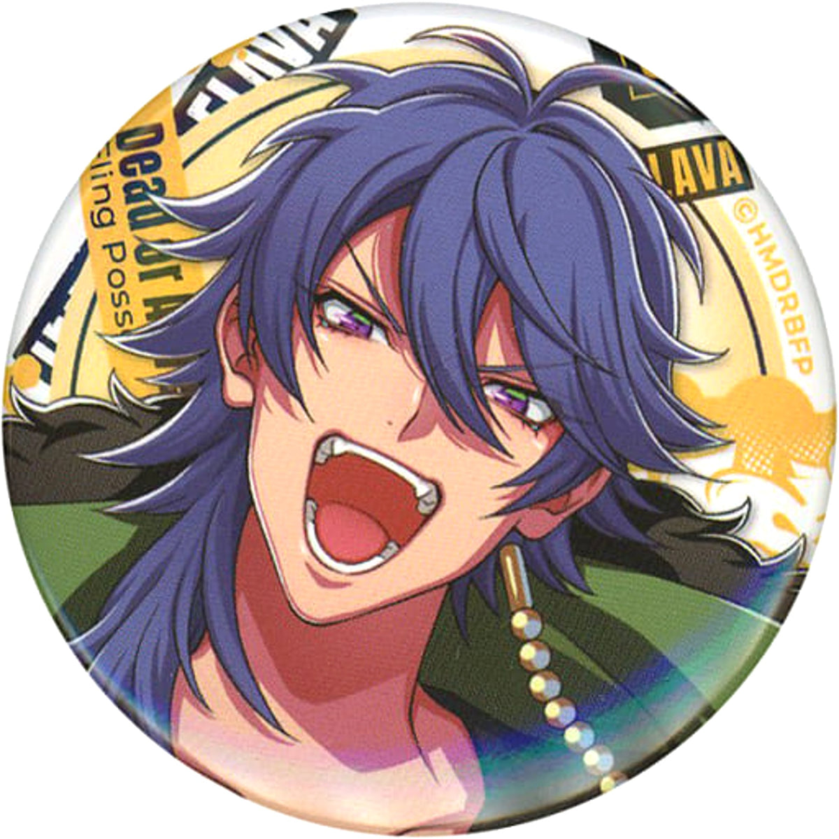 Hypnosis Mic: Division Rap Battle Dice Arisugawa Character Badge Collection Hypnosis Flava Ver. Hypnosis Flava@Mixalive Tokyo Limited Buttons [USED]