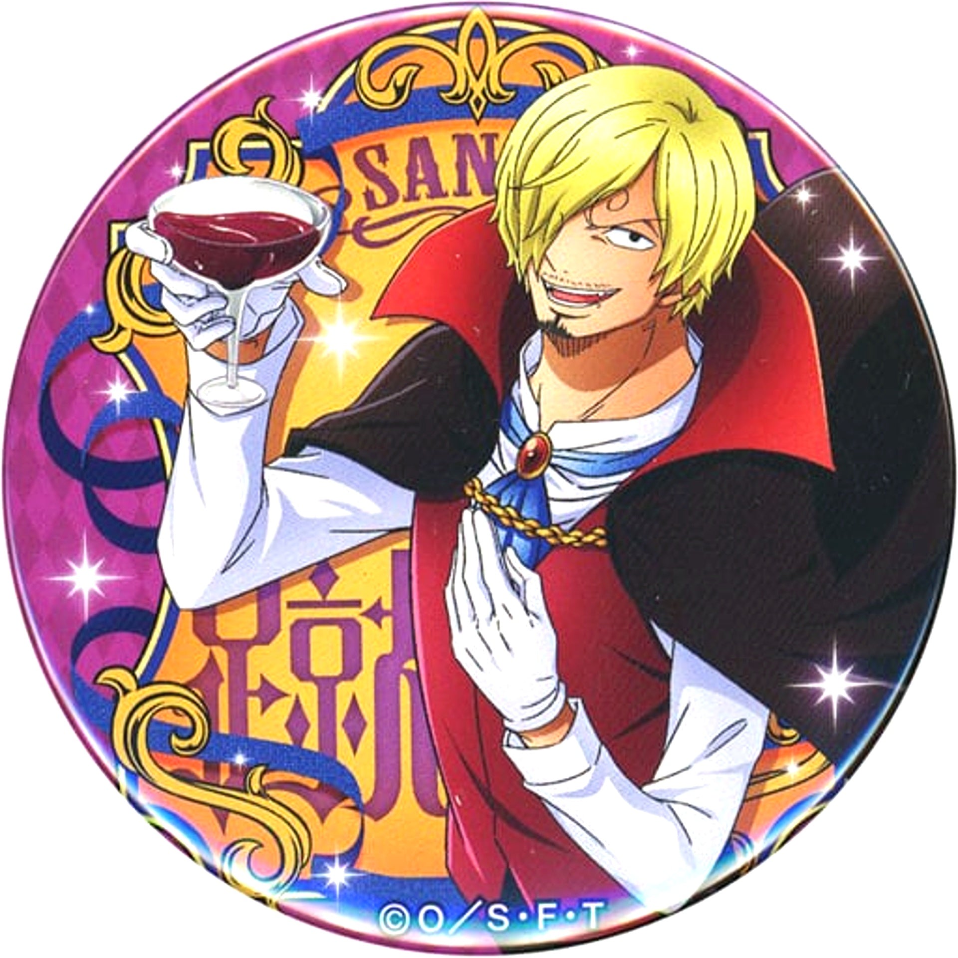 Sanji One Piece YAKARA Button Happy Halloween Mugiwara Store Ltd [USED]