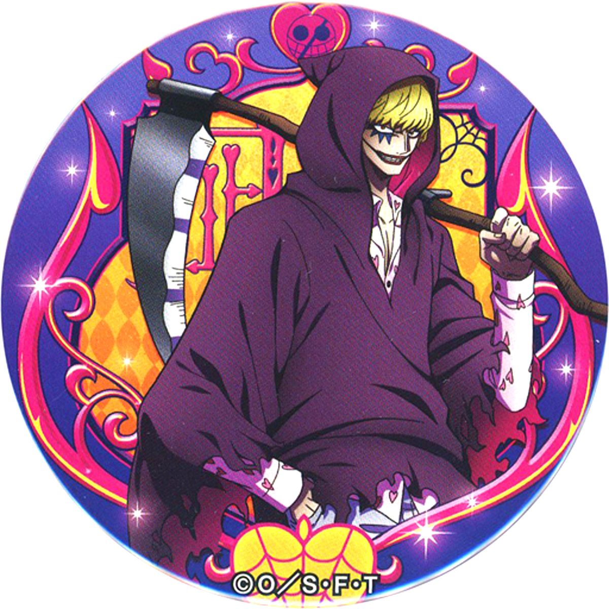 Corazon One Piece Yakara Happy Halloween Straw Store Limited Button [USED]
