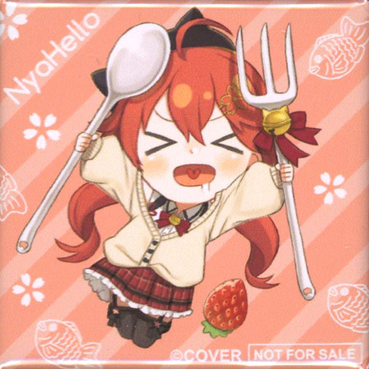 Sakura Miko Hololive Single Button Bundled Item Virtual YouTuber x STELLAMAP CAFE Elite Cafe Taiyaki [USED]