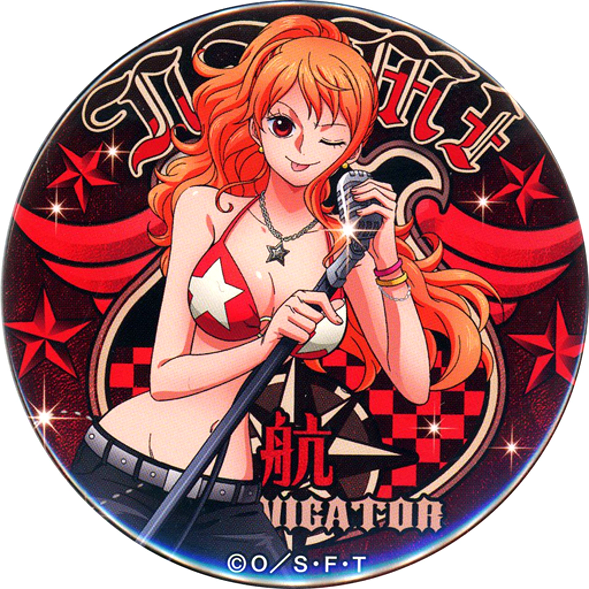 Nami One Piece YAKARA Button Vol.15 MUSIC [USED]