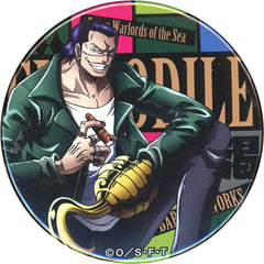 One Piece Crocodile Yakara Can Badge Part 15 Music Buttons [USED]