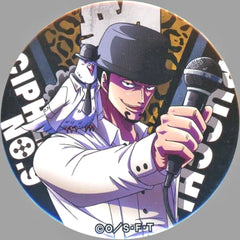 One Piece Rob Lucci Yakara Can Badge Part 15 Music Buttons [USED]