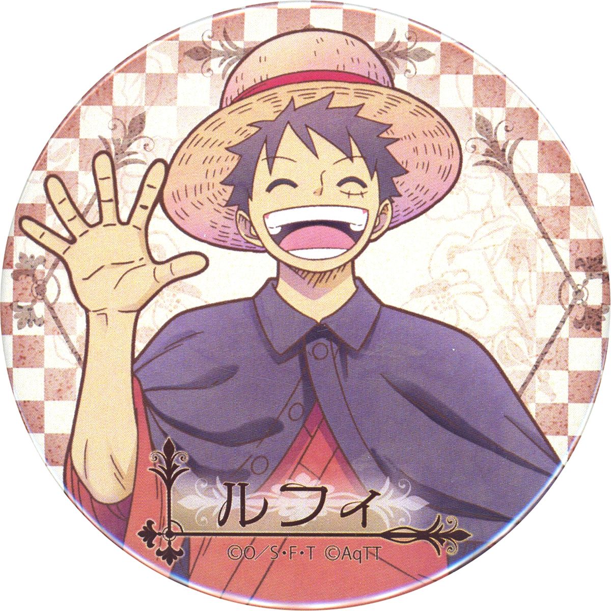 Monkey D. Luffy Tokyo One Piece Tower 5th Anniversary Button Mugiwara Store And Tongari Store Limited [USED]