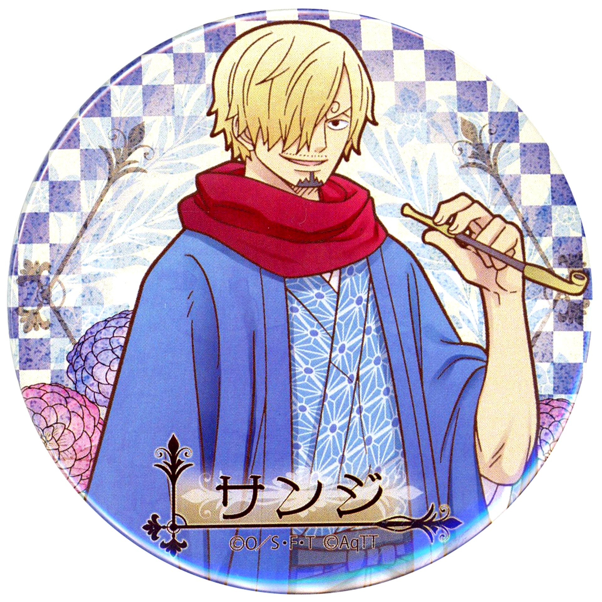 Sanji Tokyo One Piece Tower 5th Anniversary Button Mugiwara Store Tongari Store Ltd [USED]