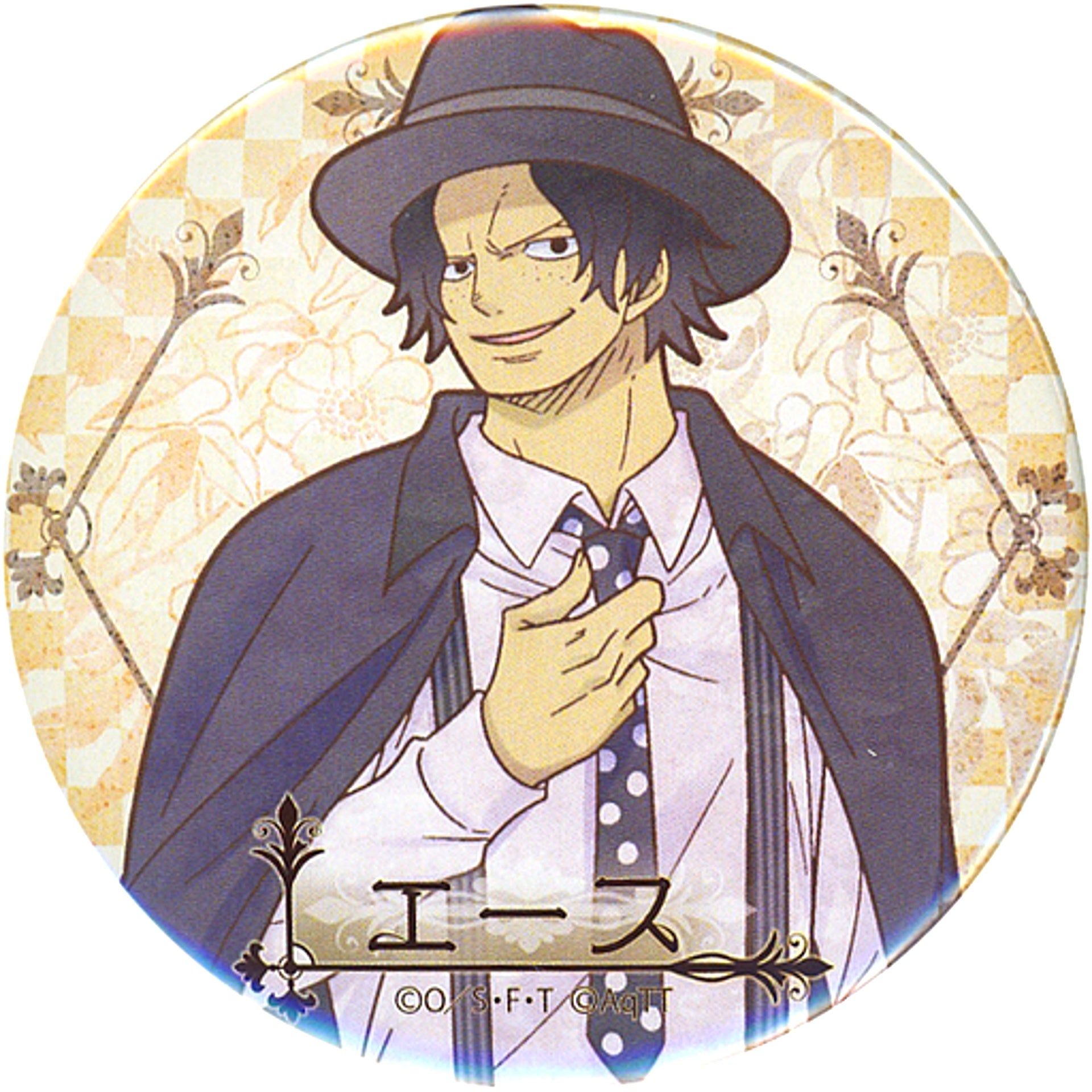 Portgas D. Ace One Piece Tokyo One Piece Tower 5th Anniv Button Mugiwara Store Tongari Store Ltd [USED]