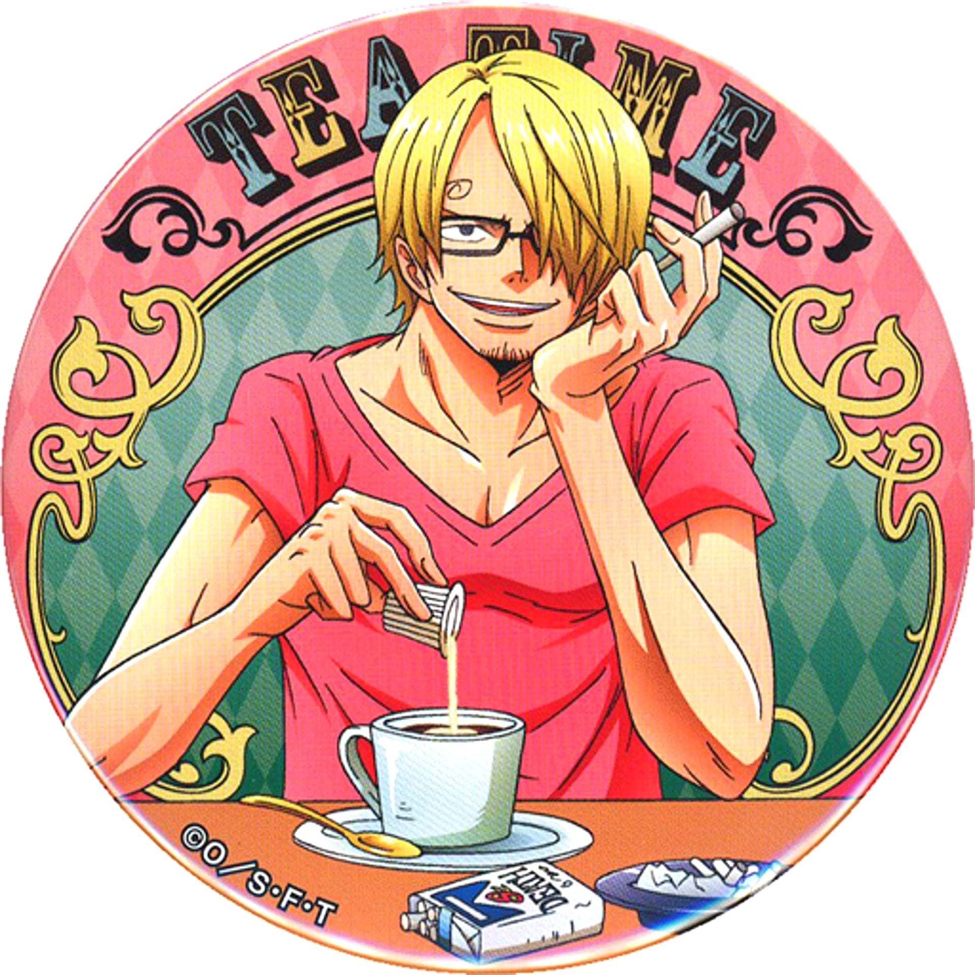 Sanji Glasses One Piece Yakara Button SANJI Mugiwara Store Limited [USED]