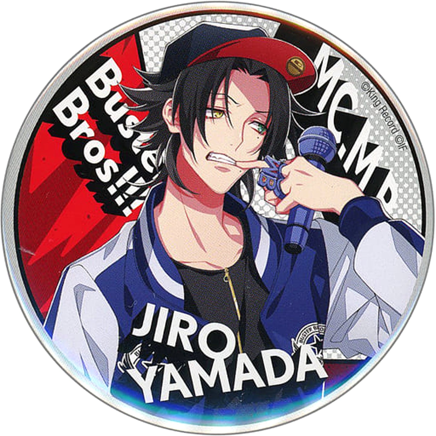 Hypnosismic: Alternative Rap Battle Jiro Yamada 1 Trading Can Badge Hypster Limited Store Only Buttons [USED]