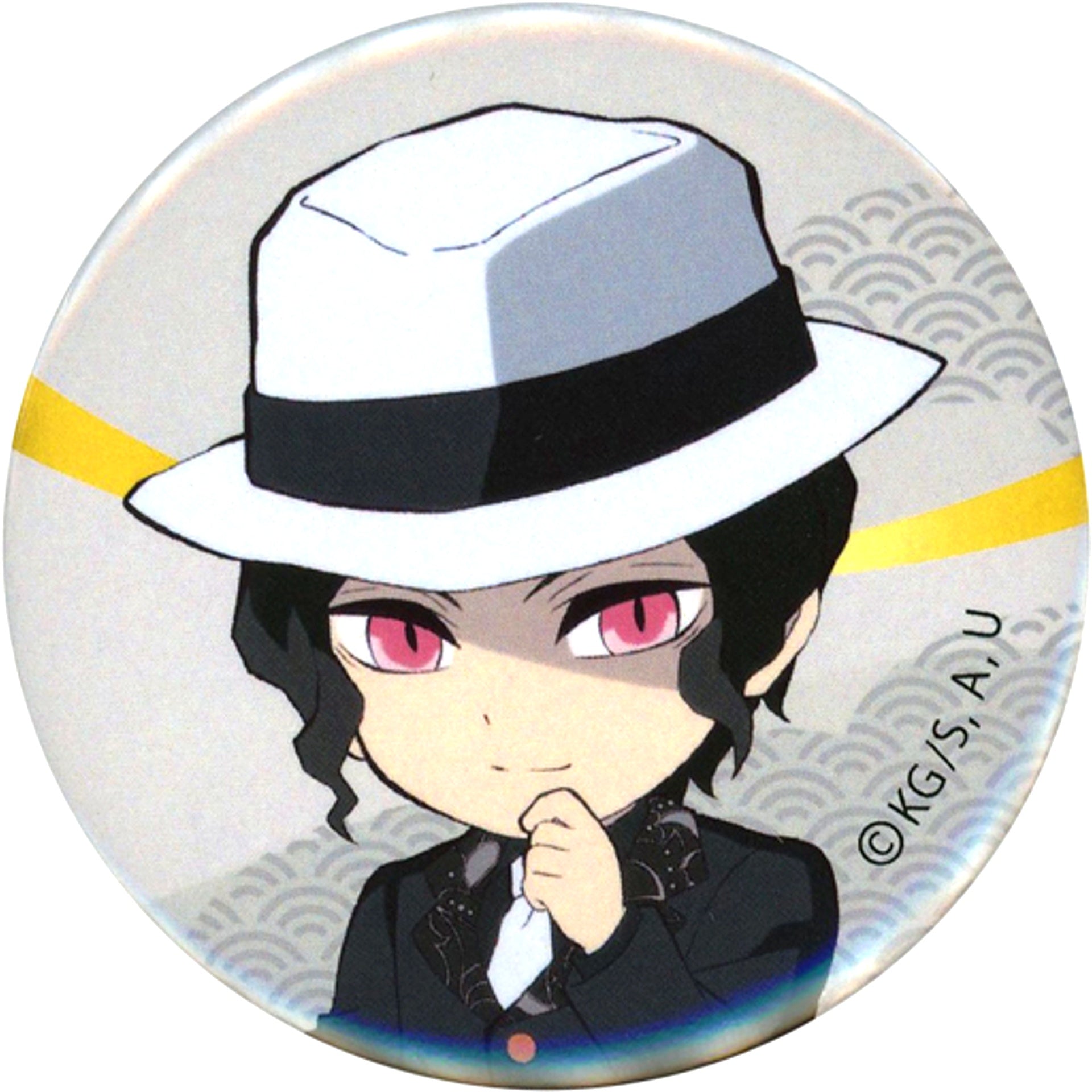 Muzan Kibutsuji Demon Slayer: Kimetsu no Yaiba Button Mini Char Asakusa Collab Event [USED]