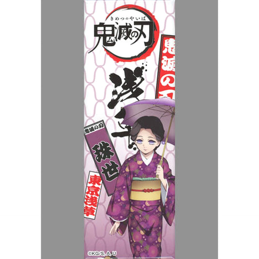 Demon Slayer: Kimetsu no Yaiba X Asakusa Tamayo Rectangular Can Badge B Demon Slayer: Kimetsu No Yaiba Asakusa Collaboration Event Limited Buttons [USED]
