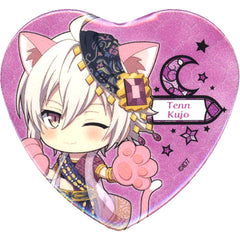 IDOLiSH7 Tenn Kujo Glitter Heart Can Badge Collection 6th Anniversary Festival Namja Town 6th Anniversary Festival Limited Buttons [USED]