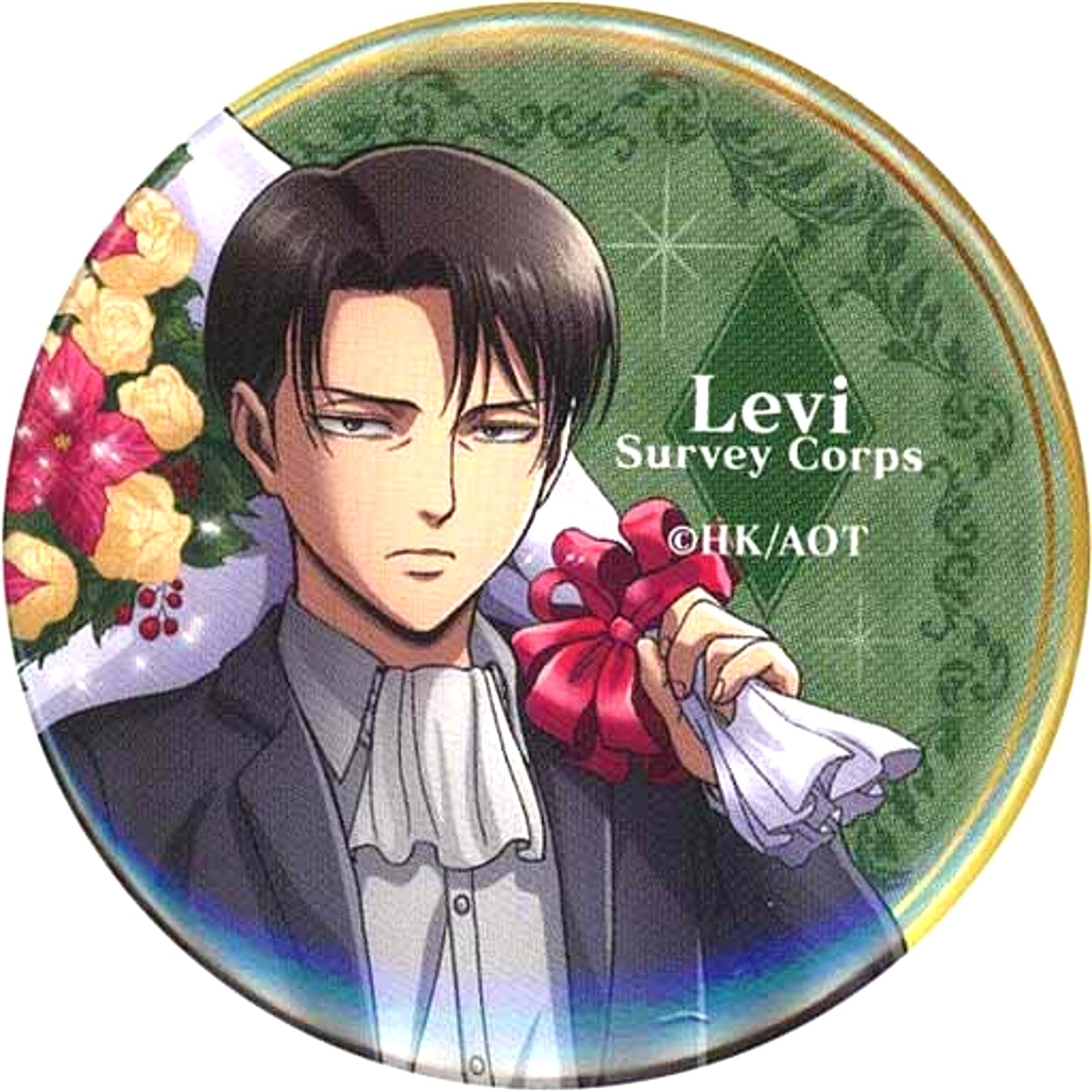 Single Item Levi Ackerman - Full Color Badge Attack on Titan Levi Birthday Memorial Fair Goods Set [USED]