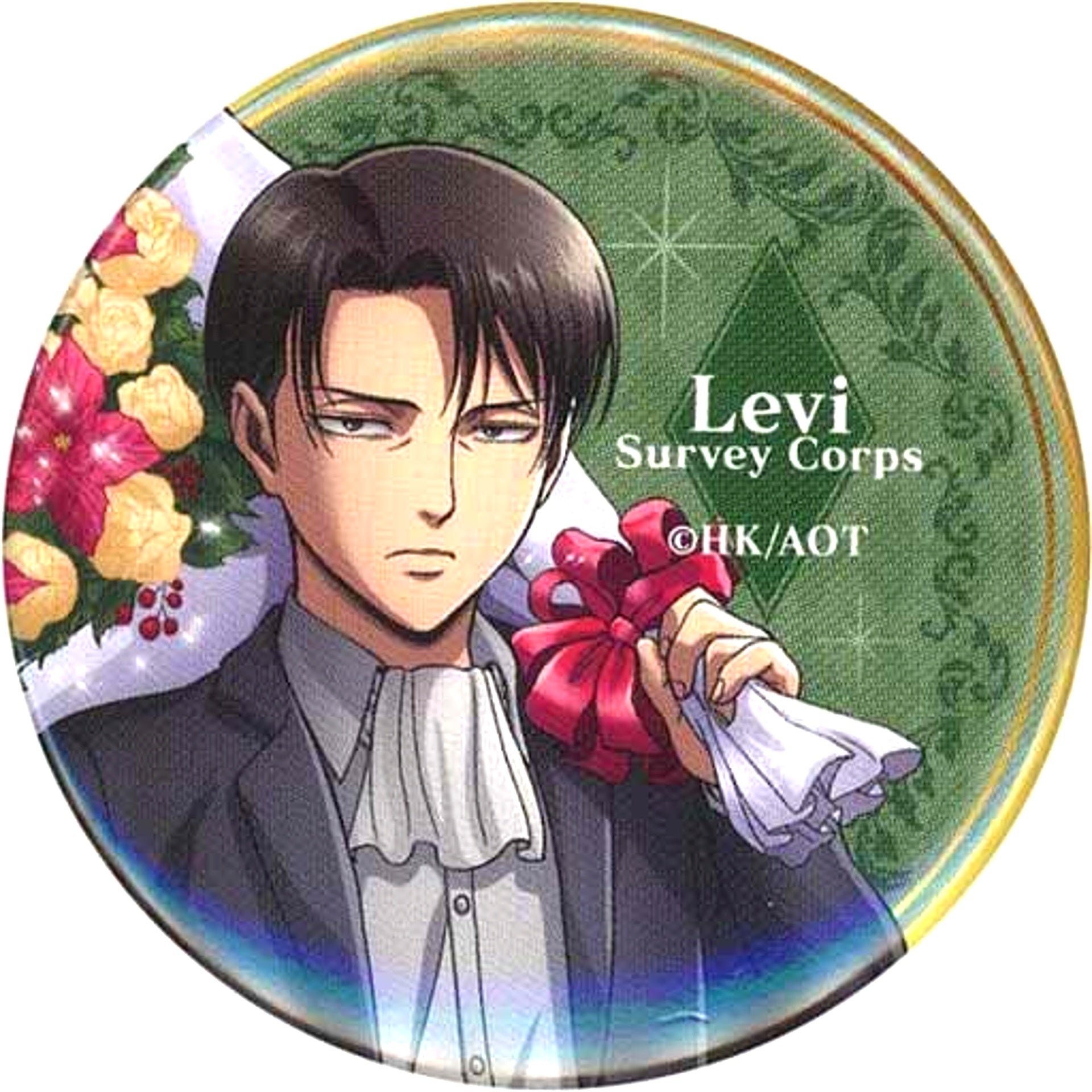 Single Item Levi Ackerman - Full Color Badge Attack on Titan Levi Birthday Memorial Fair Goods Set [USED]