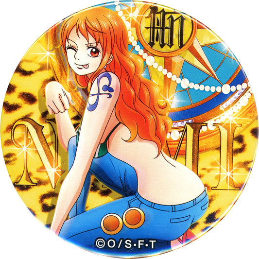 Nami One Piece Yakara Button Vol. 10 BEAST [USED]