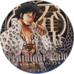 One Piece Trafalgar Law Yakara Can Badge Part 10 BEAST Buttons [USED]