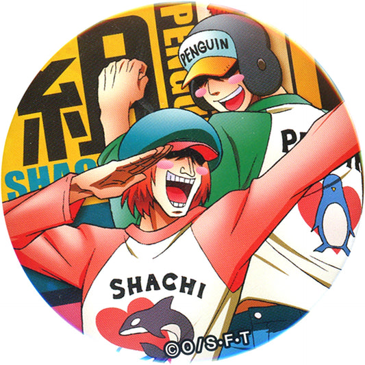 Shachi & Penguin One Piece Yakara Button Vol.10 BEAST [USED]