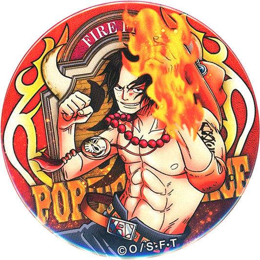 Portgas D. Ace One Piece Yakara Button Vol.10 BEAST [USED]