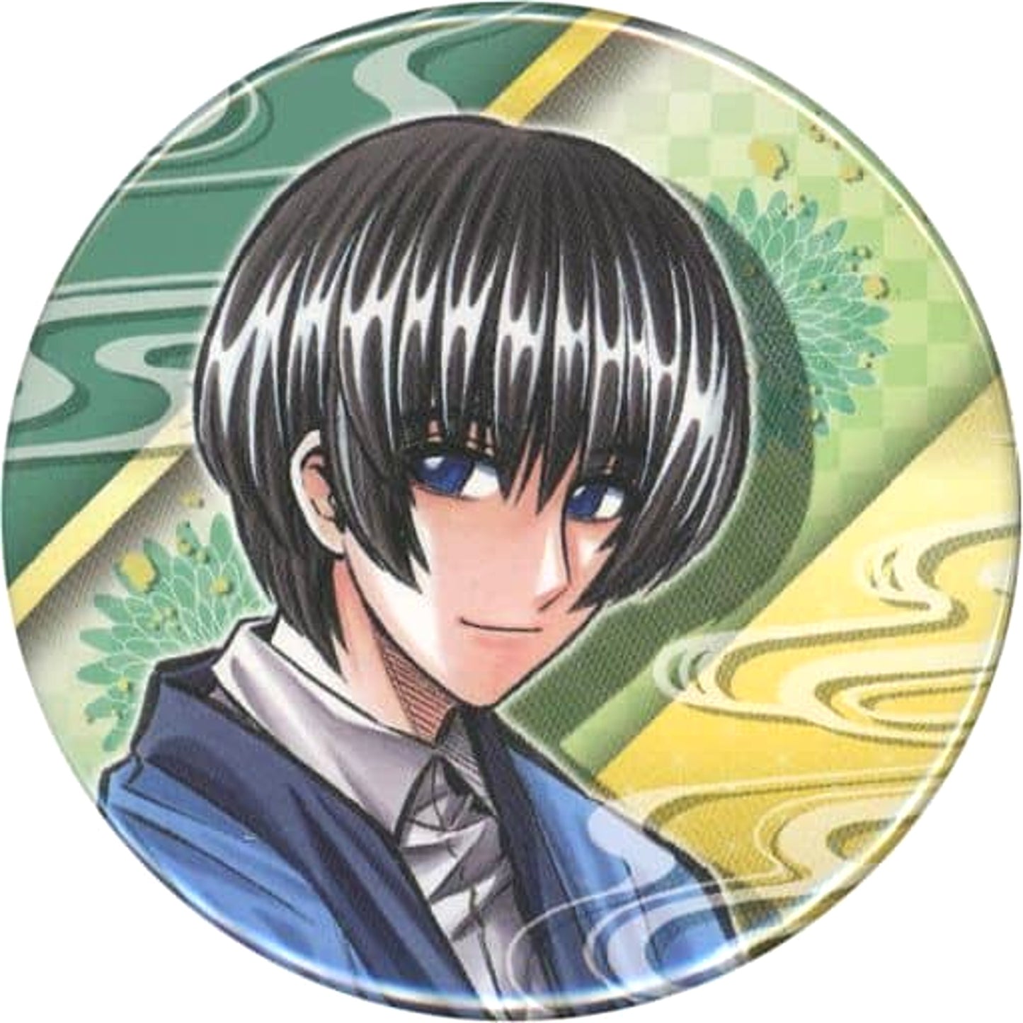 Rurouni Kenshin Sojiro Seta Collection Can Badge 25th Anniversary Rurouni Kenshin Exhibition Limited Buttons [USED]