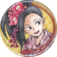 My Hero Academia Momo Yaoyorozu 2021 Fireworks Ver. 44mm Round Can Badge Character Pop Store Limited Tsuyu-chan no Tomodachi Ippai Fukubiki Garapon Plus!! 4th Prize: Kirete Bakka Dakara Ninki Denasaso Prize Buttons [USED]