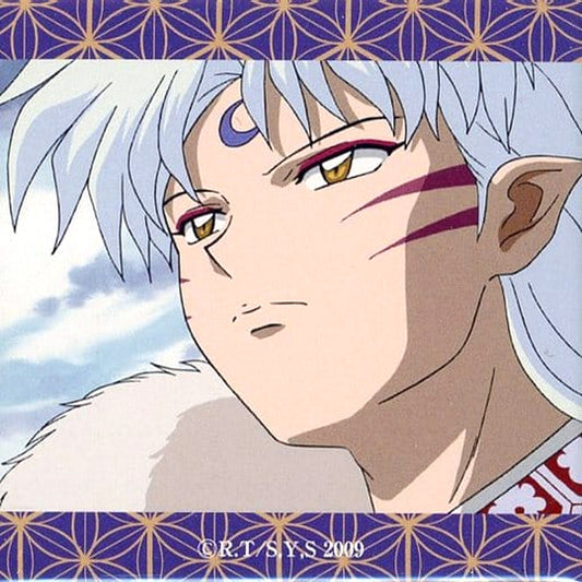 Inuyasha Sesshomaru Character Badge Collection Inuyasha Anime Trajectory Exhibition Limited Buttons [USED]