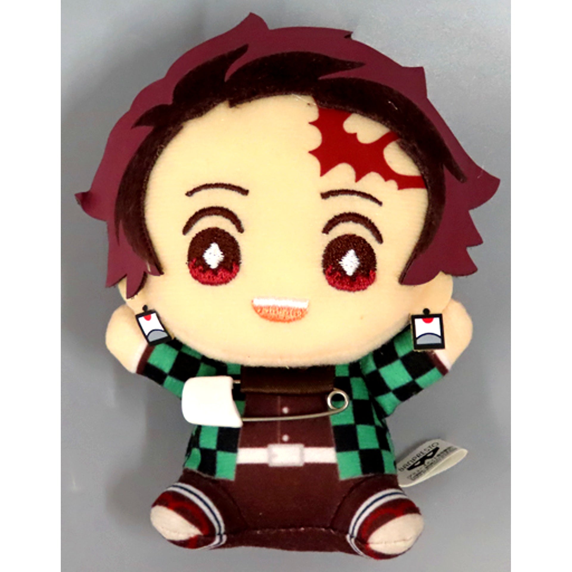Tanjiro Kamado Smile Demon Slayer Sega Clinging Plush Badge Sega Limited [USED]