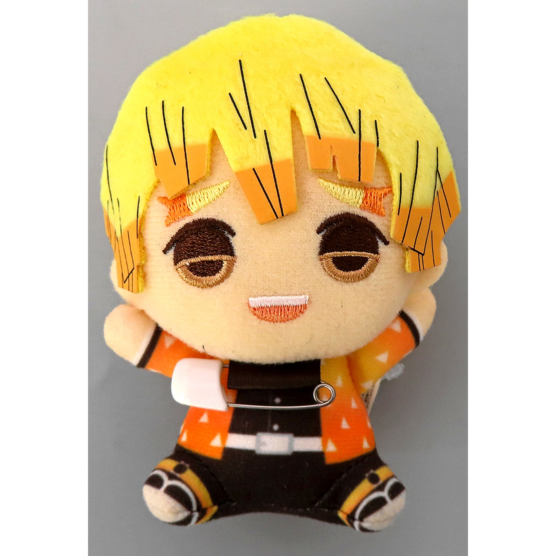 Zenitsu Agatsuma Demon Slayer x Sega Kuttsuki Plush Button Sega Limited [USED]