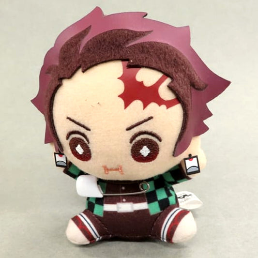 Tanjiro Kamado Anger Demon Slayer: Kimetsu no Yaiba Sticky Plush Toy Badge SEGA Limited [USED]